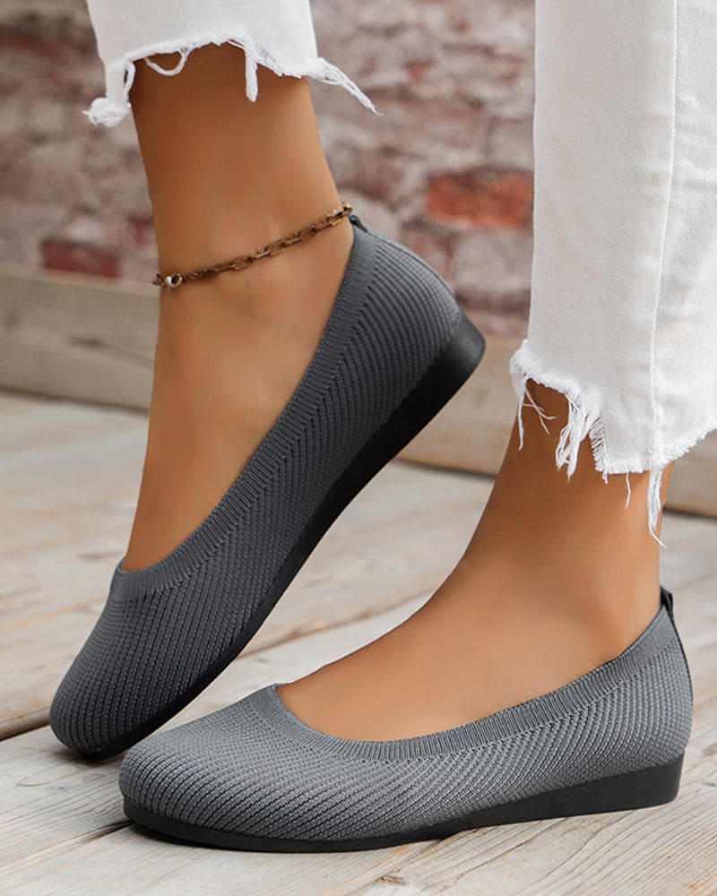 Levoire | Chaussures Plates Respirantes Avec Orteils Ronds