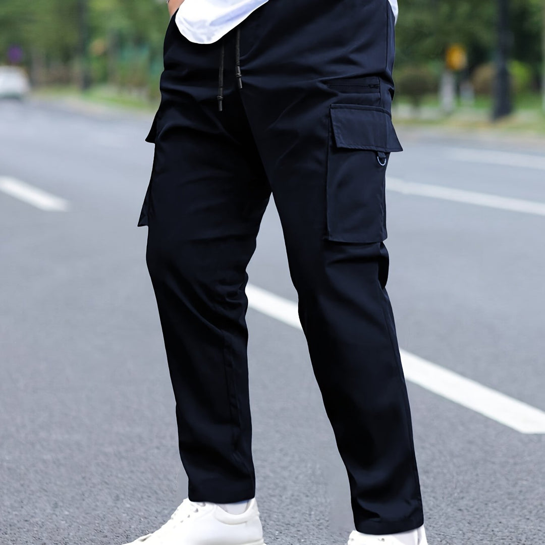 Levoire | Pantalons Cargo Pour Hommes Frais Avec De Nombreuses Poches Meri bleu