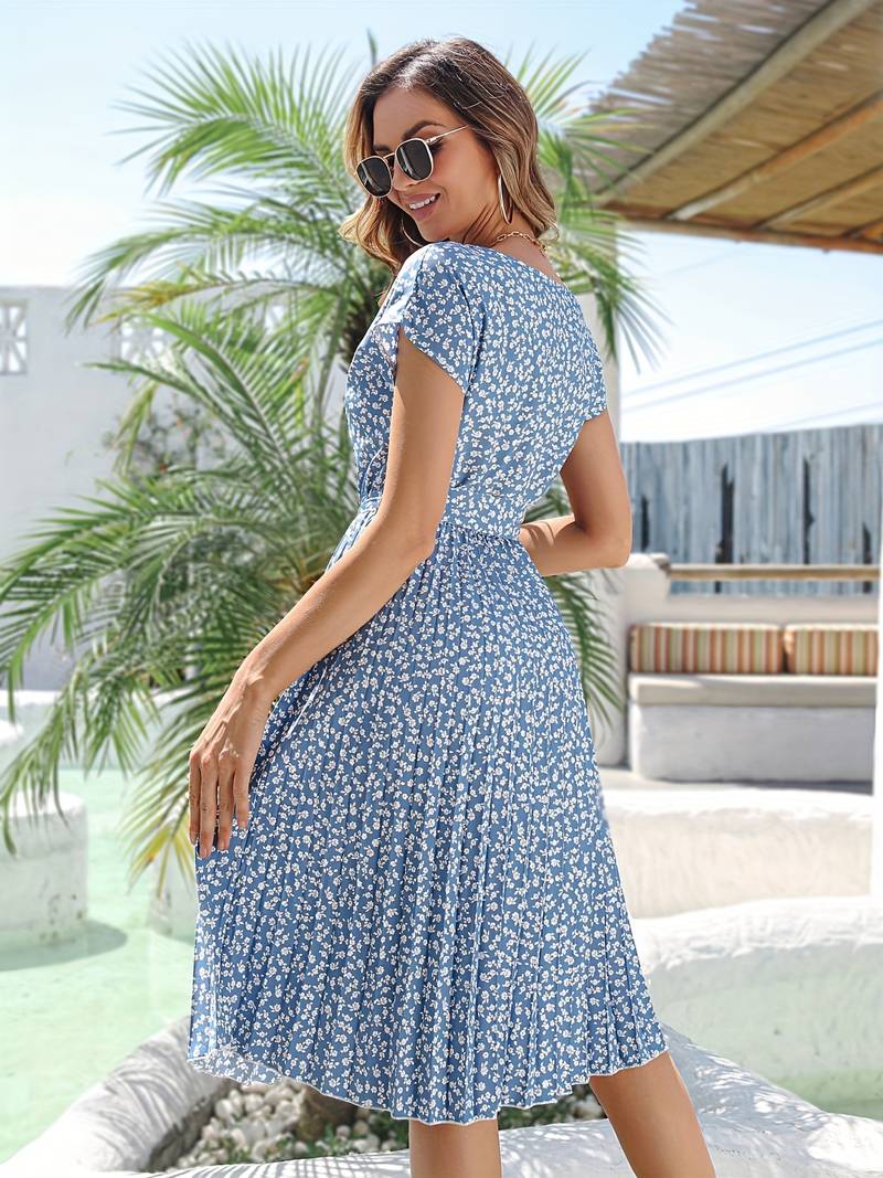 Levoire | Robe Plissée Parfaite Avec Ceinture
