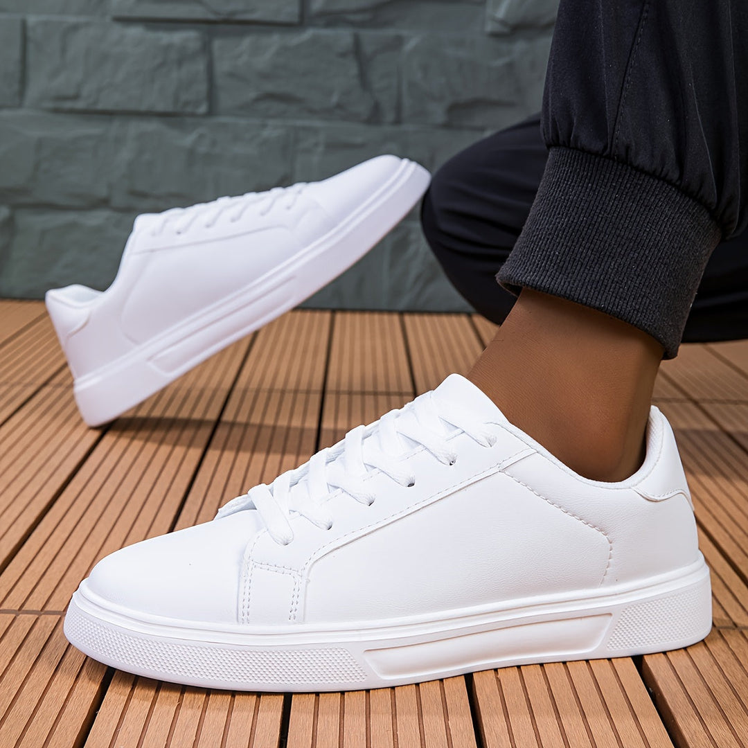 Levoire | Baskets De Skate Blanches À Semelle Basse
