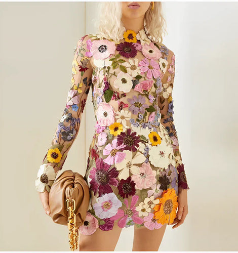 Levoire | Robe Avec Ornement Floral