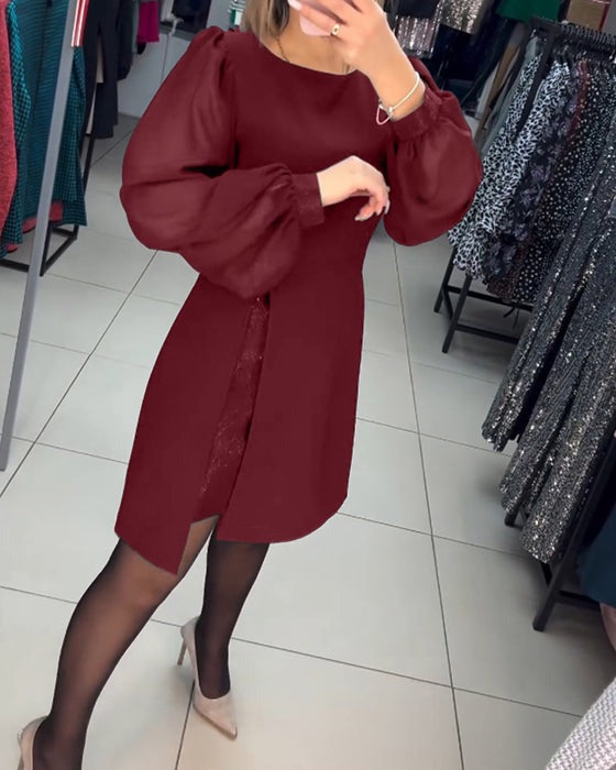 Levoire | Robe Mini Unis Confortable