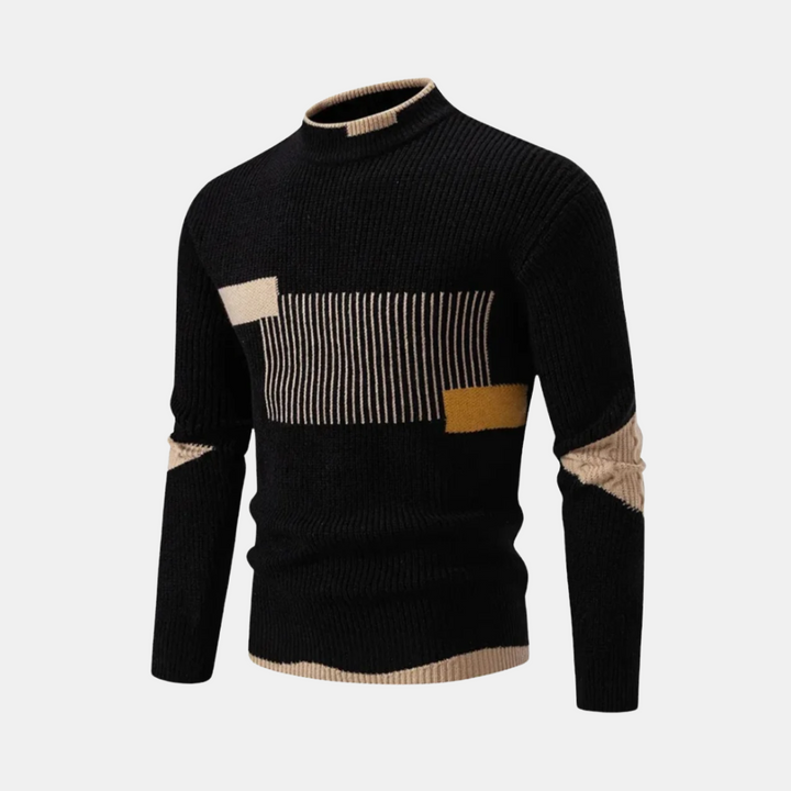 Levoire | Pull Premium Femme Mustat Géométrique