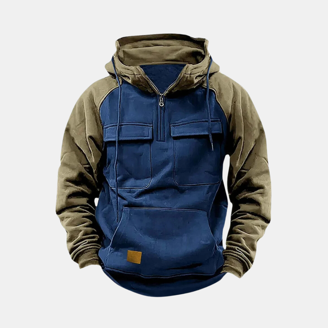 Levoire | Sweat À Capuche Pour Hommes Usage Extérieur Sininen