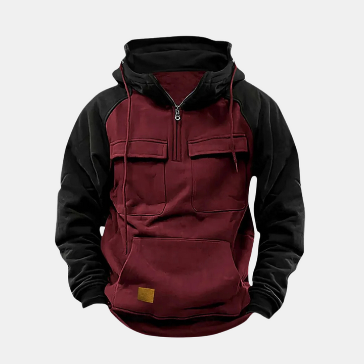 Levoire | Sweat À Capuche Pour Hommes Usage Extérieur Rot