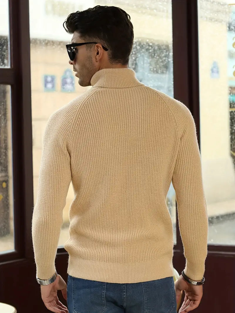 Levoire | Pull Col Roulé À Câble