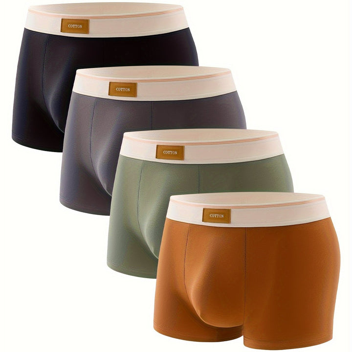 Levoire | Boxers En Coton Pour Hommes Confortables Et Respirants En Pack De 4