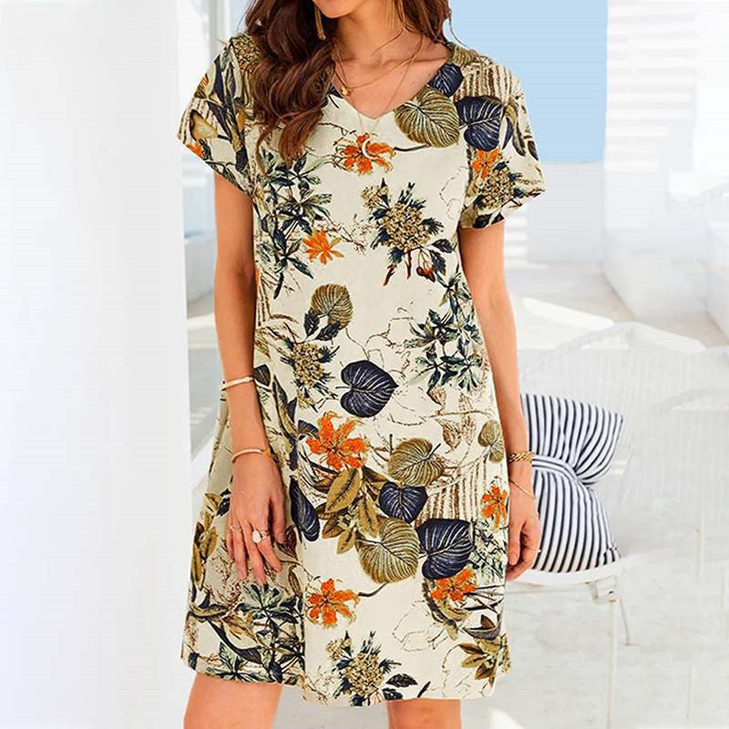 Levoire | Robe En Lin Et Coton Pour Un Usage Quotidien JAUNE