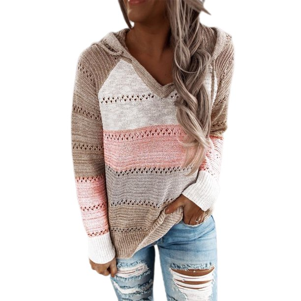 Levoire | Sweat À Capuche À Encolure En V Pour Femmes Rosa