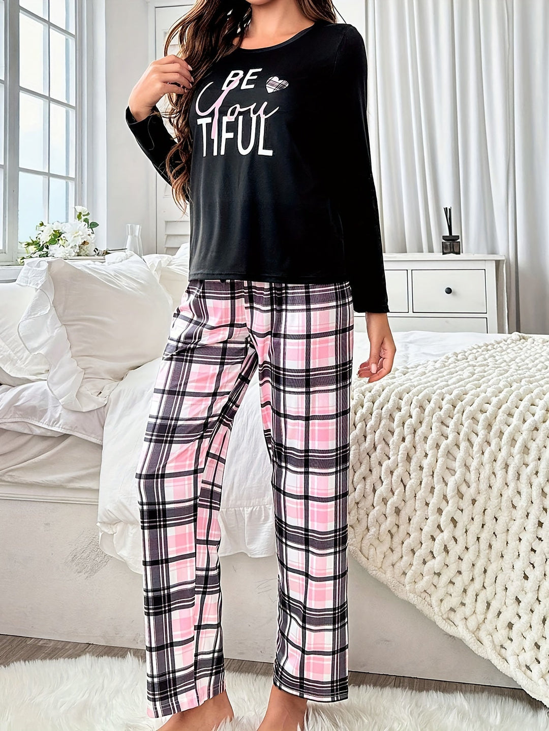 Levoire | Pyjama À Rayures Avec Manches Longues Et Pantalons Élastiques