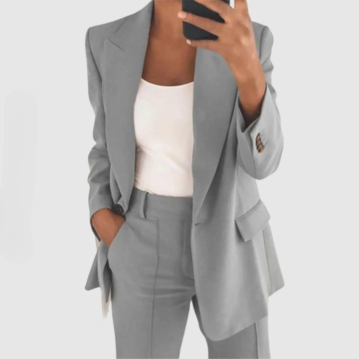 Levoire | Ensemble blazer chic Gris