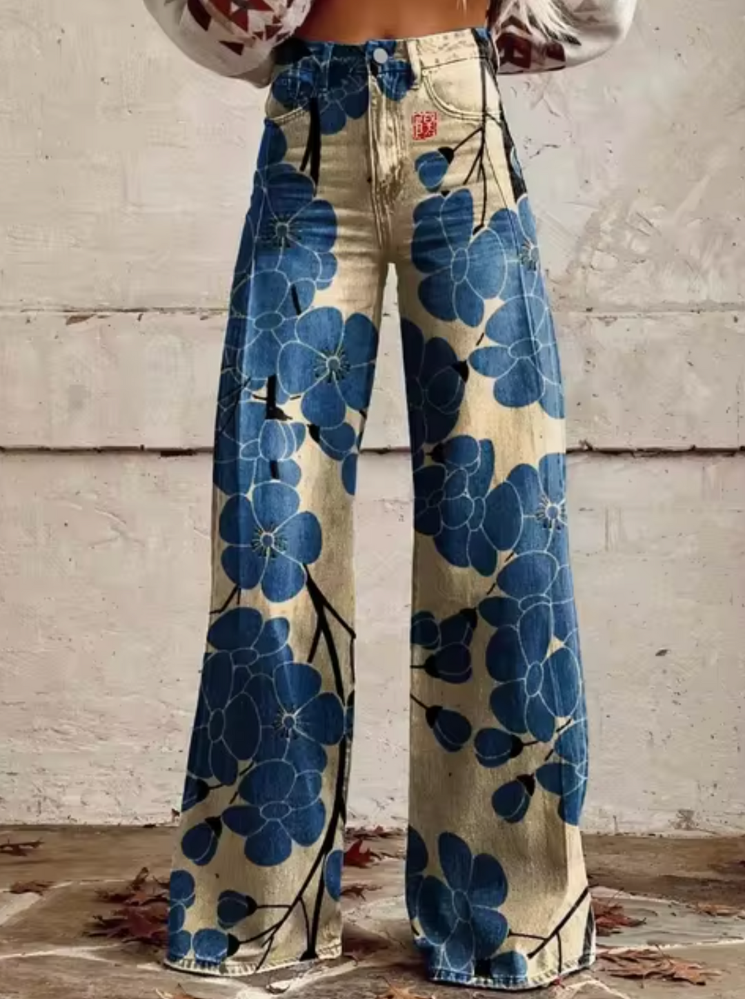 Levoire | Pantalon Taille Haute Stylé Avec Des Motifs Uniques Stil4