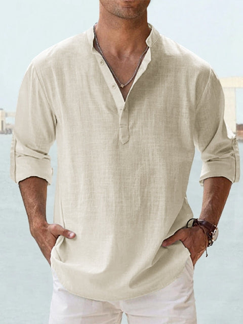 Levoire | Chemise d'été décontractée Beige