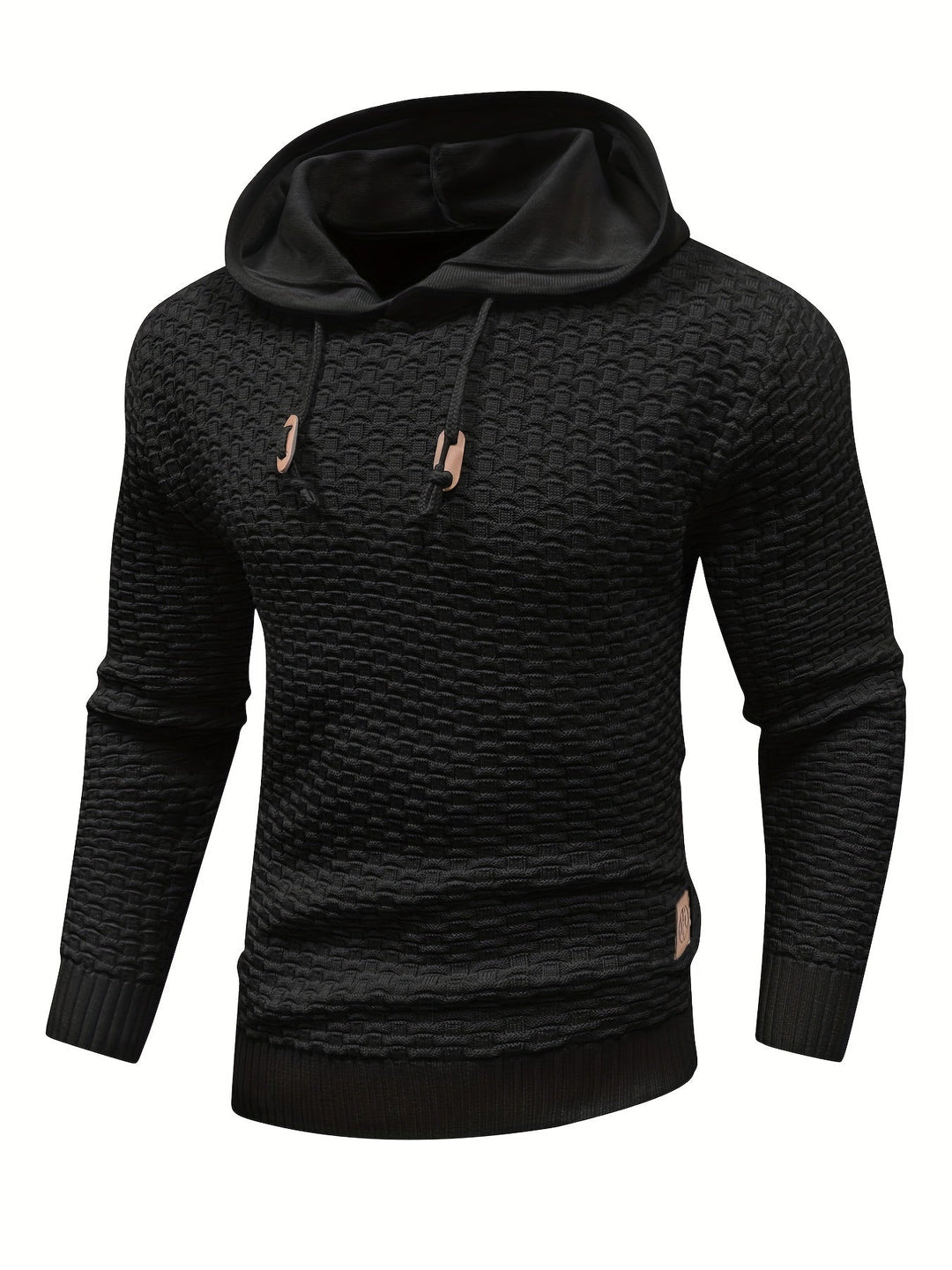 Levoire | Sweat À Capuche Tricoté Chaud Au Style Rétro Couleur café