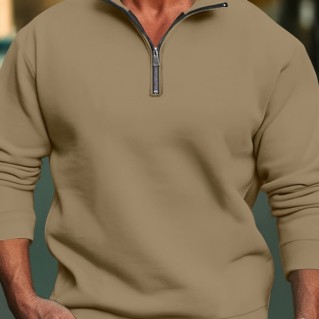 Levoire | Pullover Homme Avec Col Droit