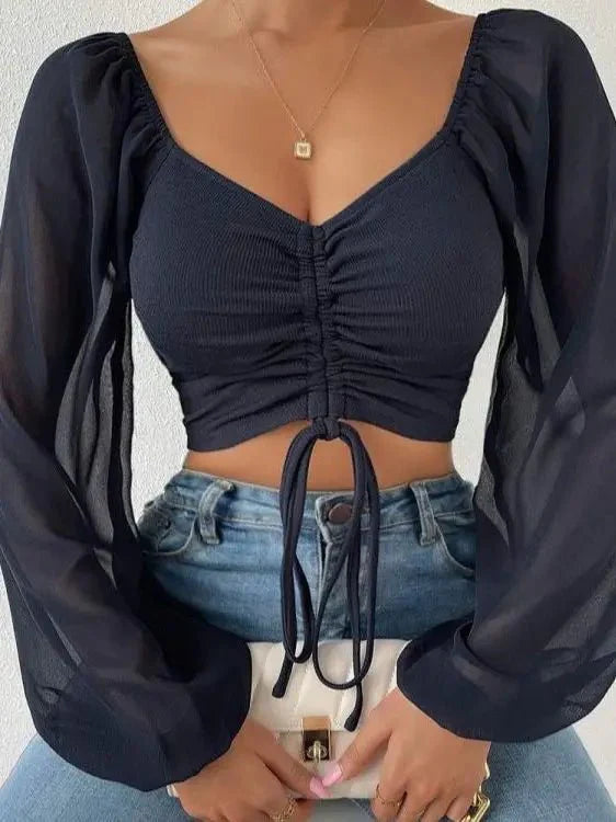 Levoire | Haut De Maillot De Bain D'Été Au Design Élégant Bleu foncé