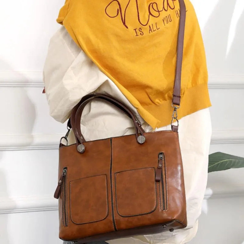 Levoire | Cueilleur De Raisins Sac À Bandoulière En Cuir Pour Femmes