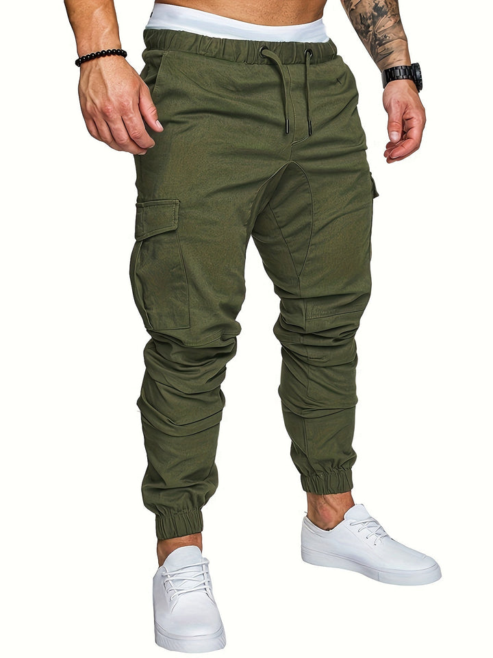 Levoire | Pantalons Cargo Extérieurs Pour Hommes Olive vert 1