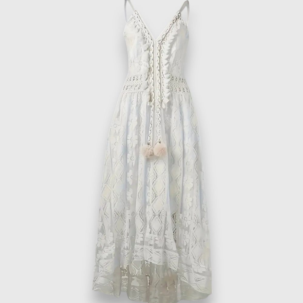 Levoire | Robe Légante Avec Dentelle