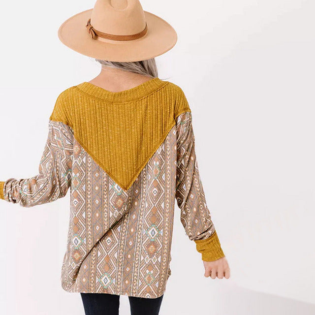 Levoire | Shirt Patchwork À Imprimé Géométrique