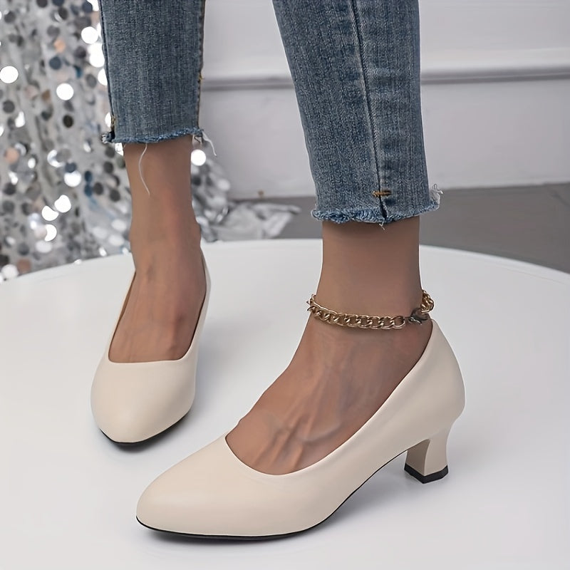 Levoire | Élégantes Chaussures À Talons Pour Femmes À Tige Pointue Et Talon Bas