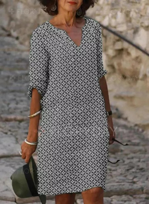 Levoire | Robe Midi Ilmava Gris
