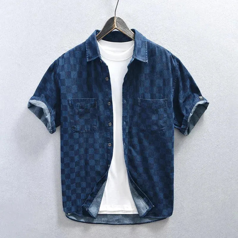 Levoire | Chemise en denim courte dans un style décontracté
