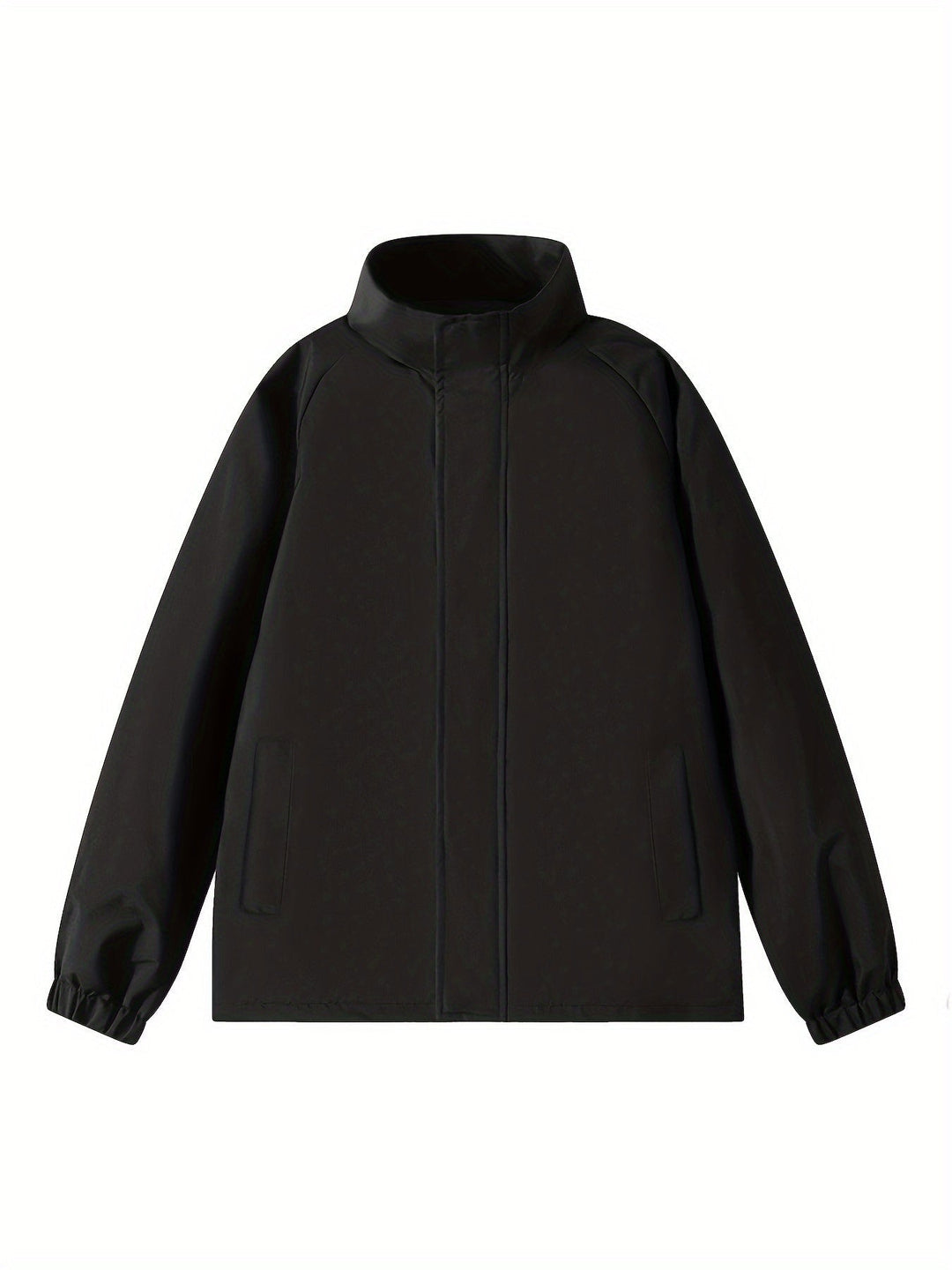 Levoire | Veste Homme Noire Avec Col Montant