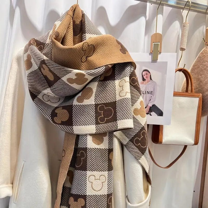 Levoire | Écharpe En Polaire Braun-Gris Taille universelle
