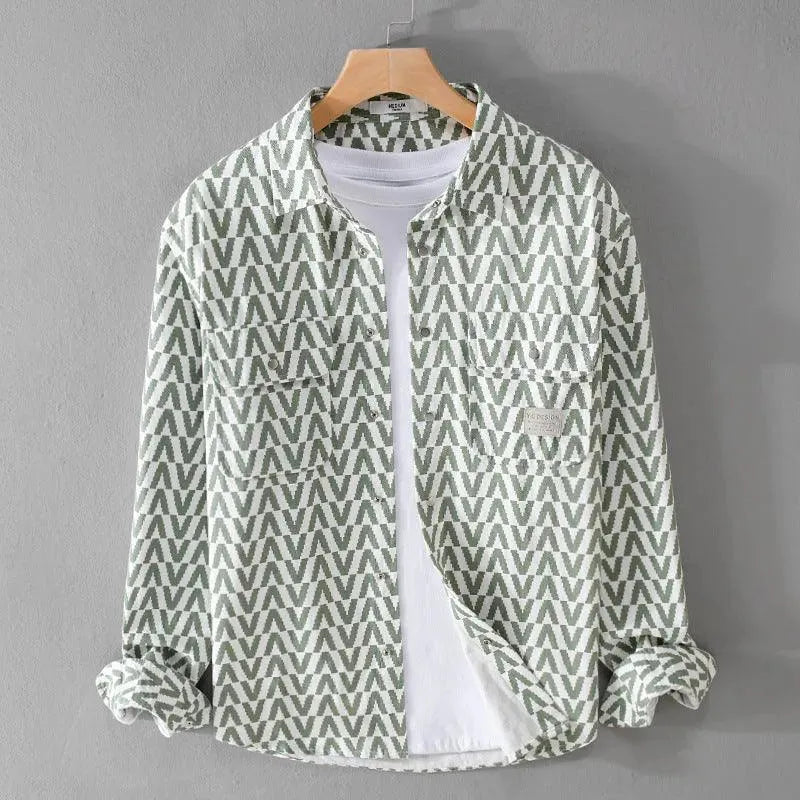 Levoire | Rento loose long-sleeved blouse Hedelmärgreen
