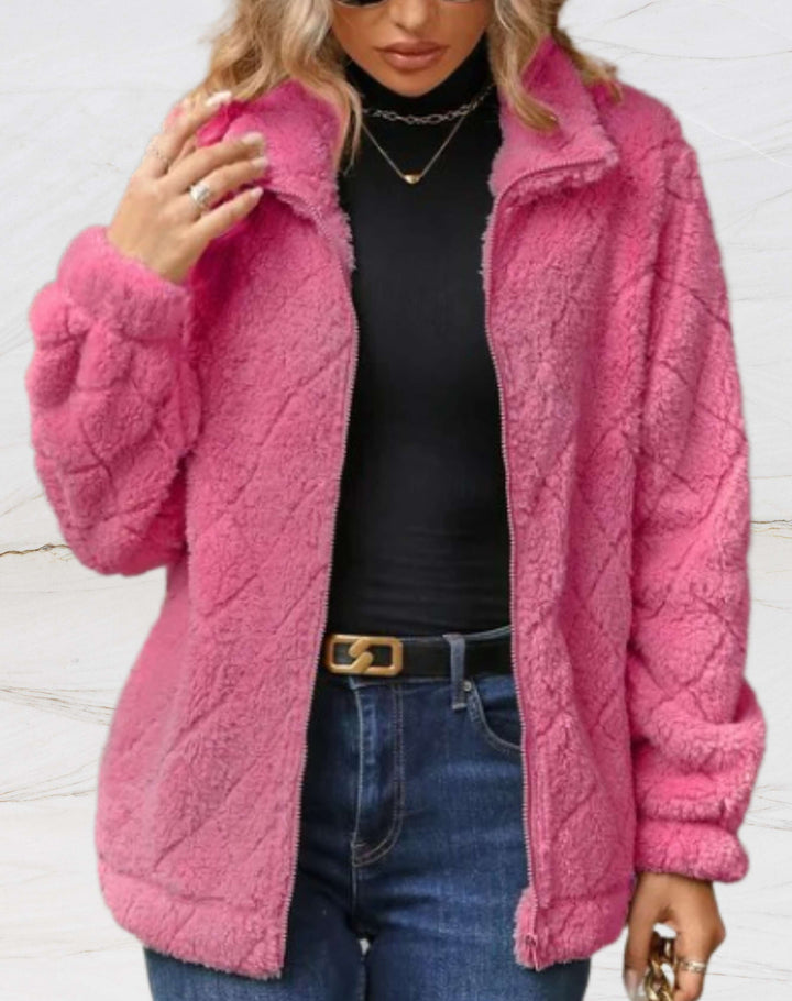 Levoire | Veste À Grand Col Drapé Original Rose