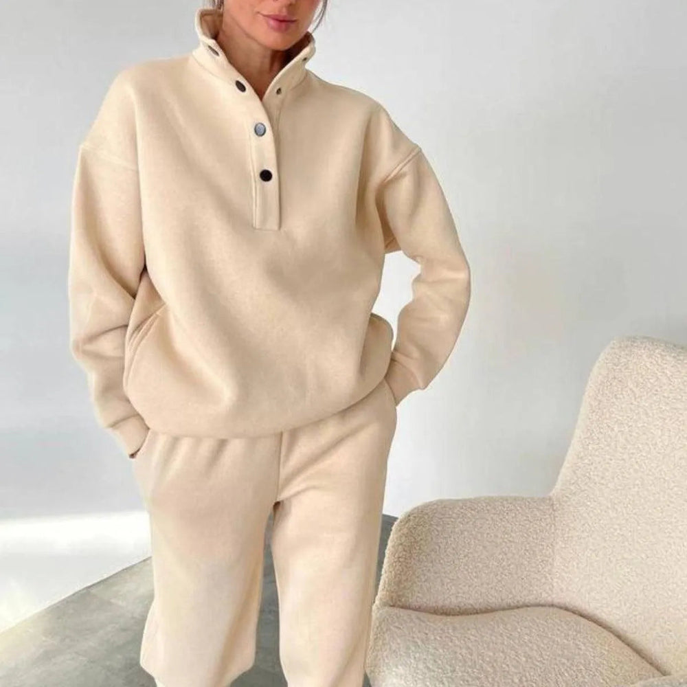 Levoire | Ensemble de pantalon long et de sweat à capuche décontracté