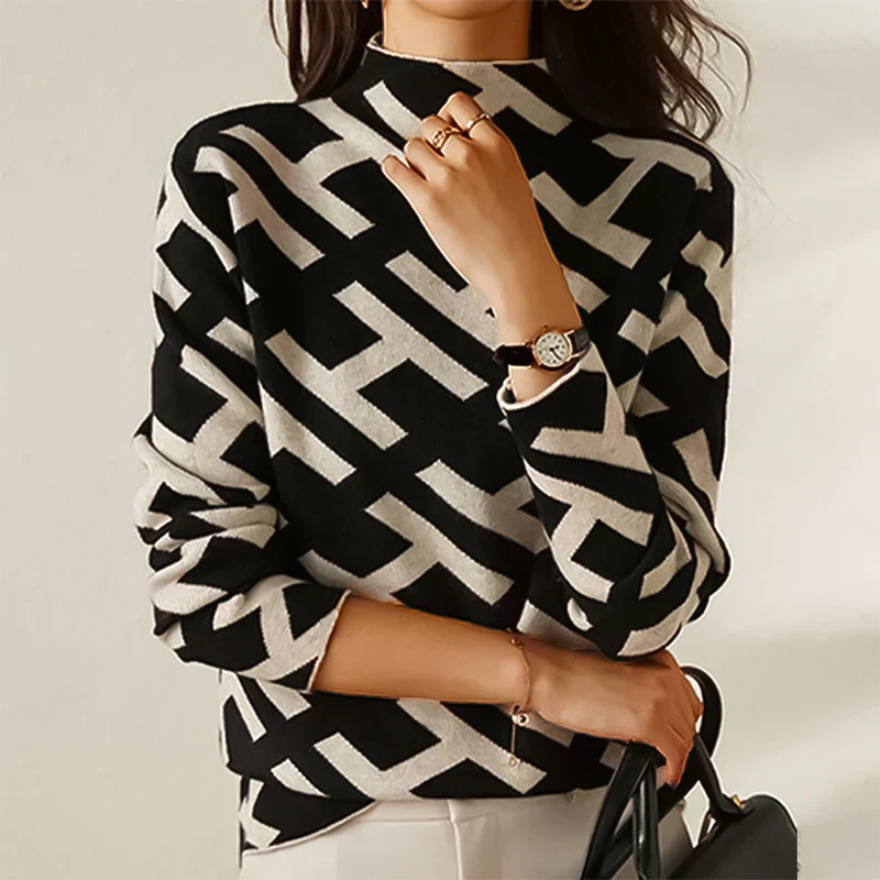 Levoire | Pull Avec Détails Élégants Pour Un Look Élégant Noir