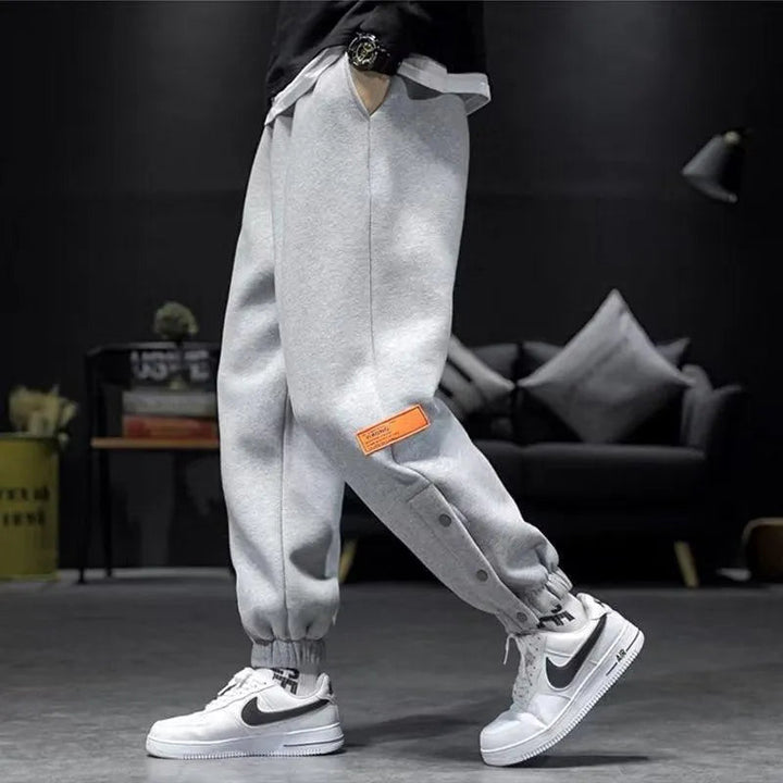 Levoire | Pantalon de loisirs doublé en velours Gris ordinaire