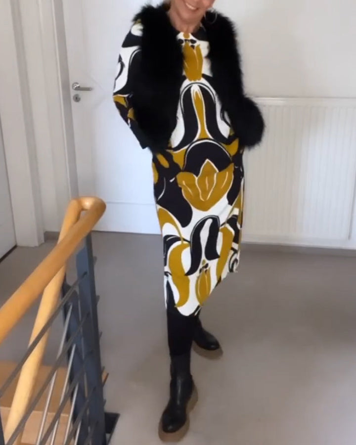 Levoire | Robe Midi Imprimée Chic