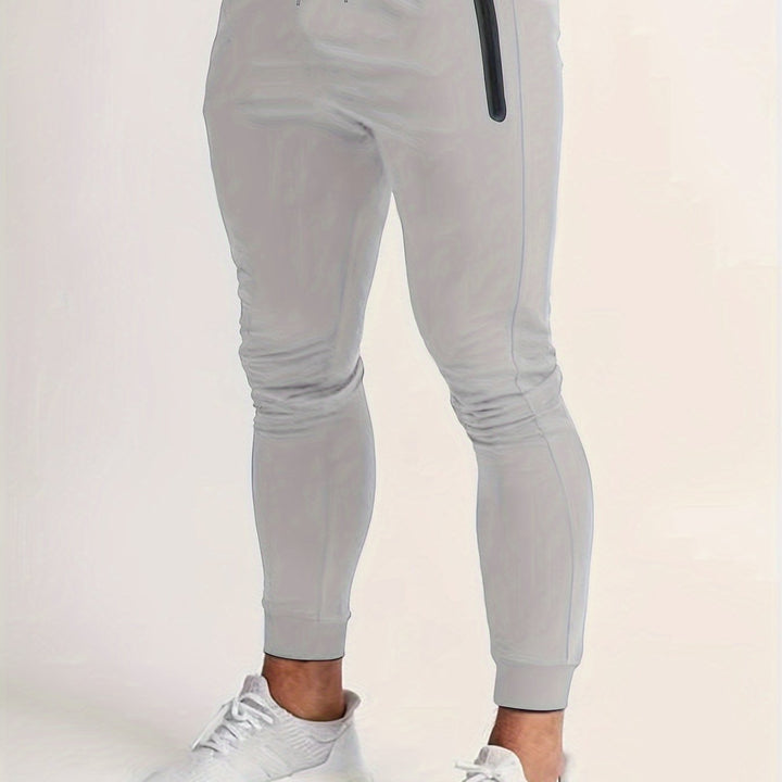 Levoire | Pantalons Sportifs Pour Hommes Avec Zip Et Cordon De Serrage