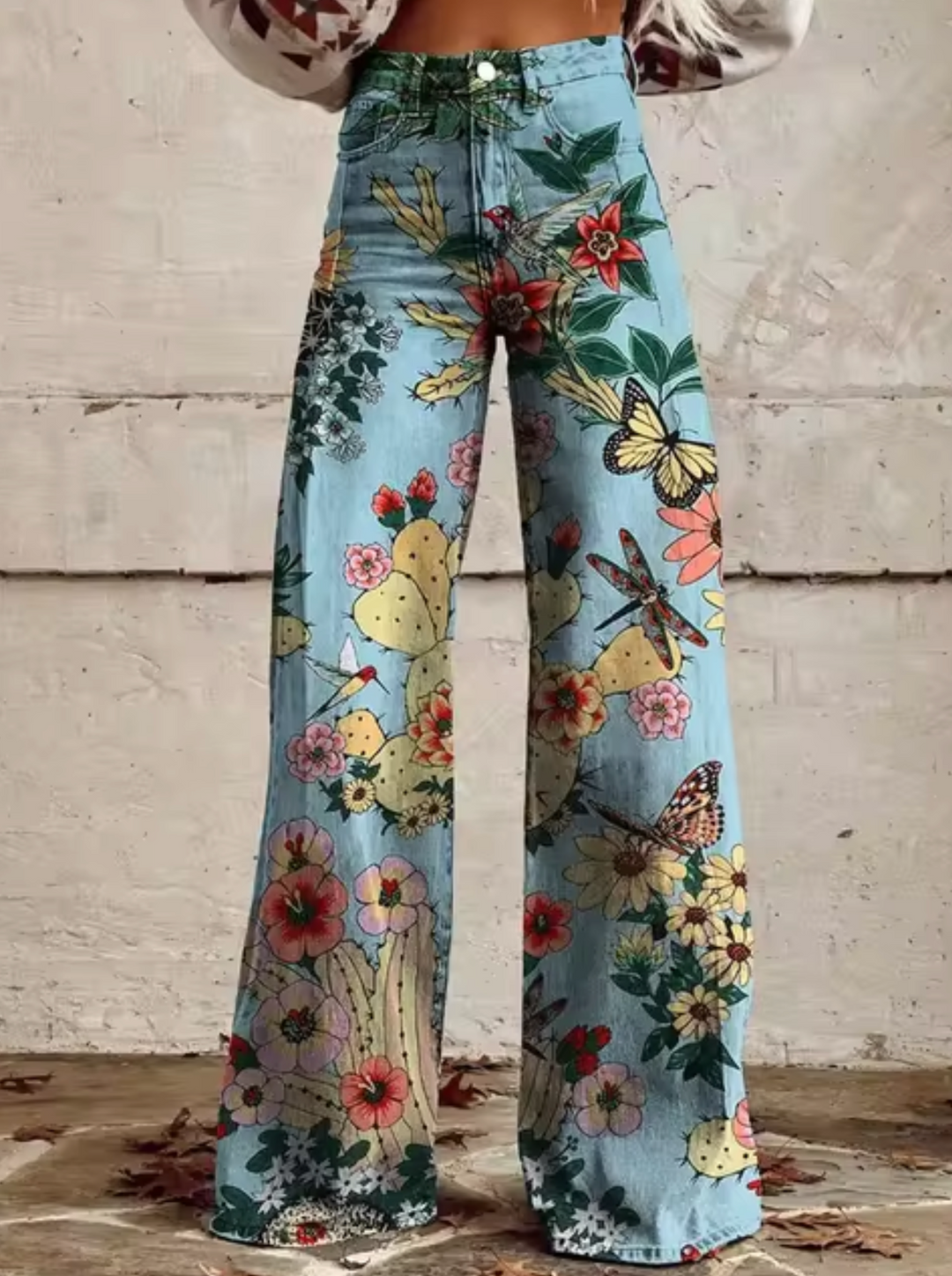 Levoire | Pantalon Taille Haute Stylé Avec Des Motifs Uniques Stil3