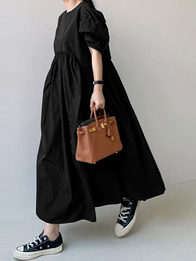 Levoire | Robe rentou à manches bouffantes