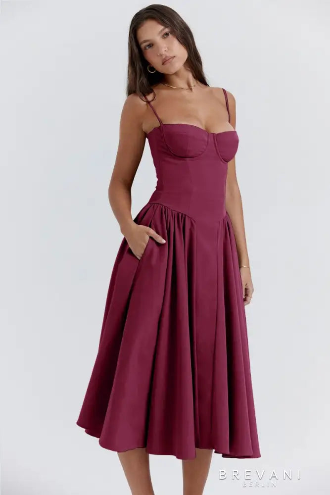 Levoire | Robe Sans Manches Avec Forme Corset