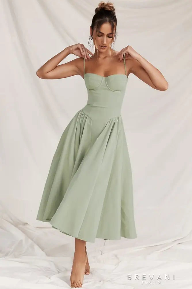 Levoire | Robe Midi Avec Coupe Amincissante Forme Attractive
