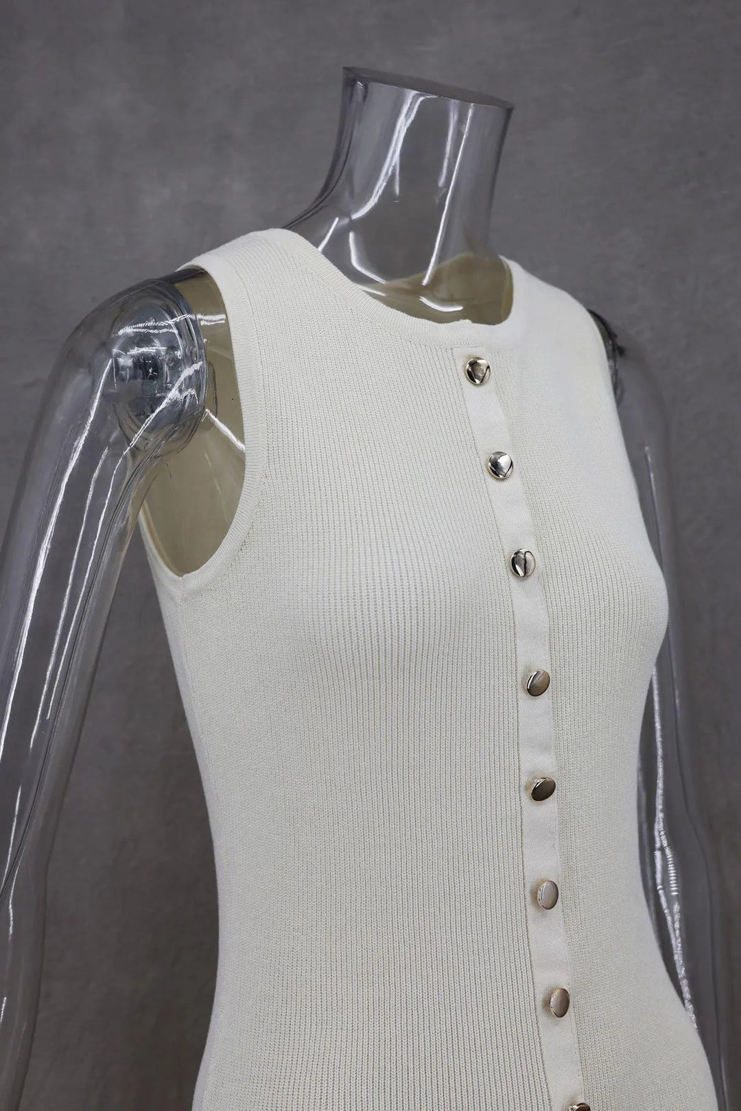 Levoire | Robe tricotée sans manches élégante