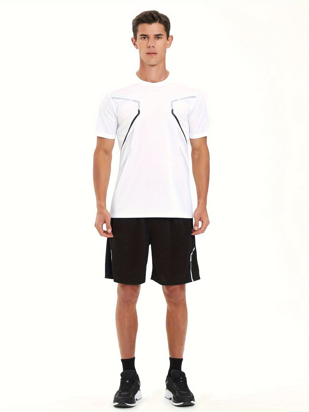 Levoire | T-Shirt Coloré Pour Hommes En Tissu À Séchage Rapide À Manches Courtes
