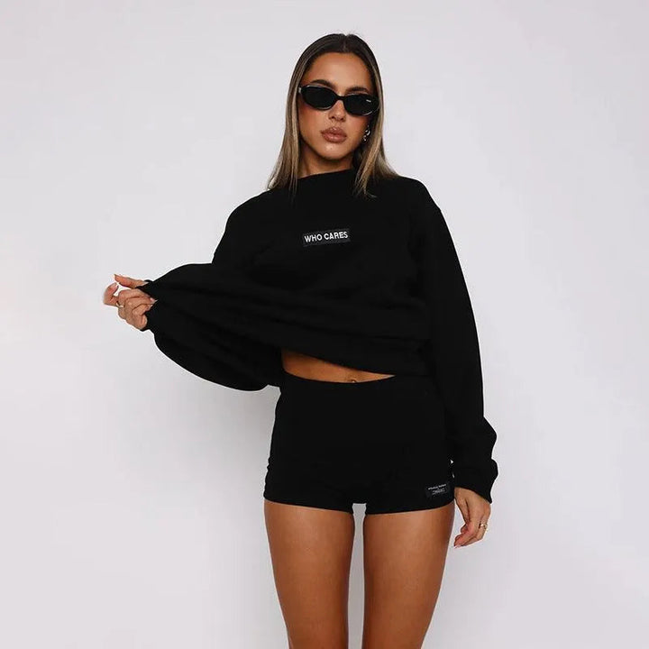 Levoire | Ensemble rento avec pantalon serré Noir