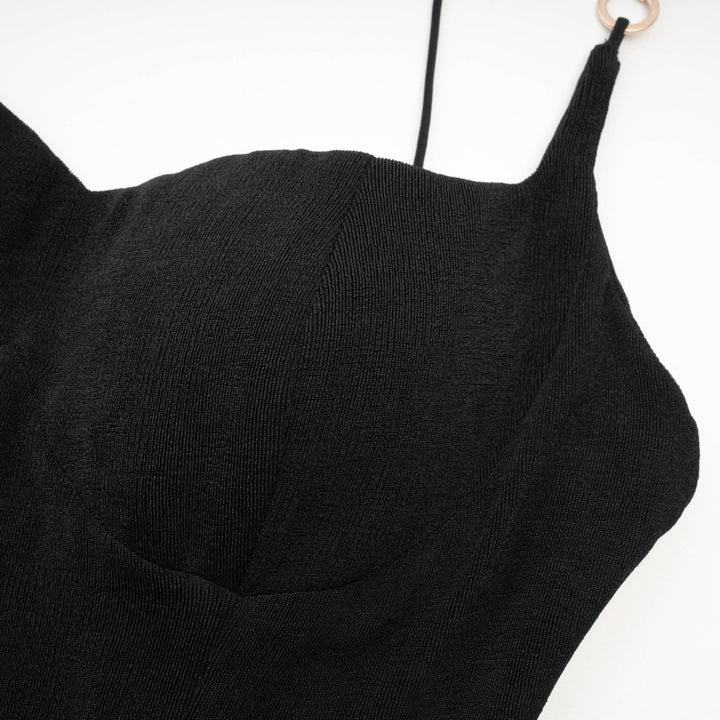 Levoire | Robe Midi Bustier Noire