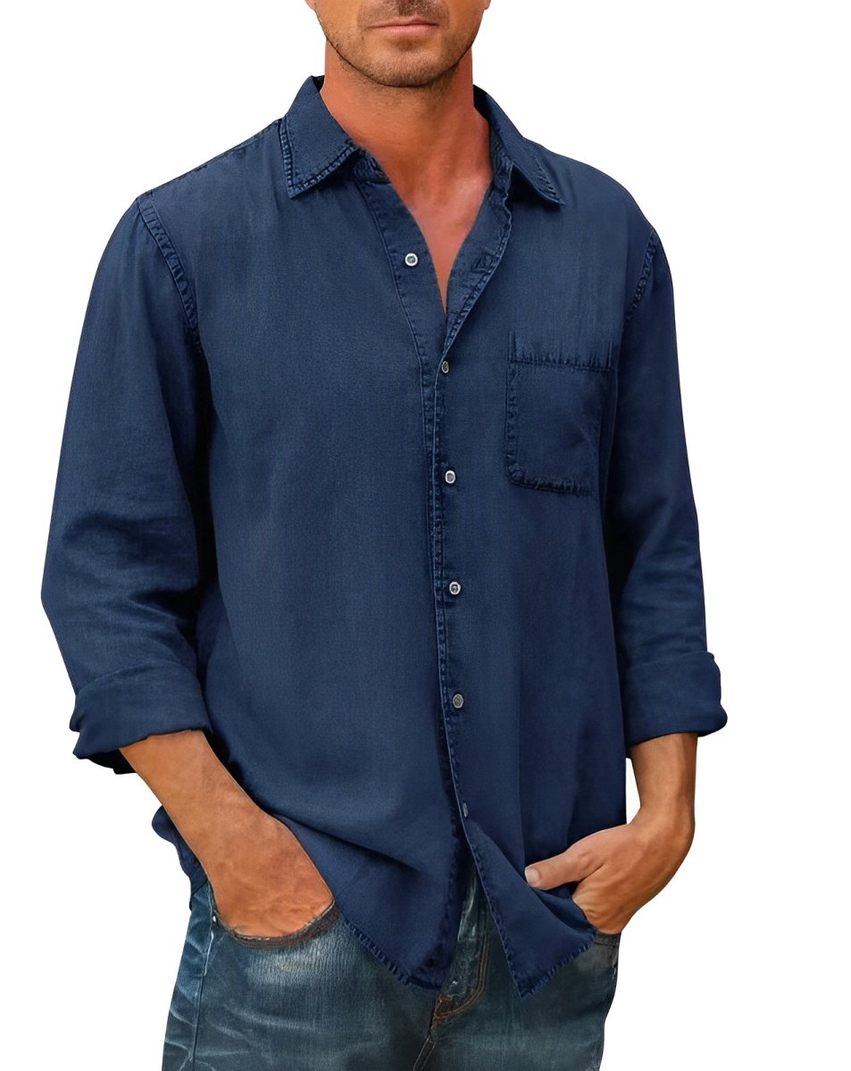 Levoire | Chemise En Jean Bleu foncé