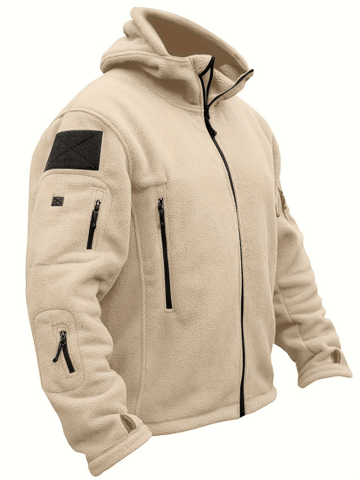 Levoire | Veste en polaire coupe-vent pour hommes avec capuche Pull à capuche pour hommes