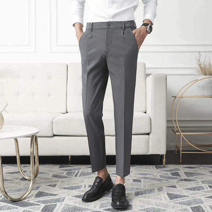 Levoire | Pantalons Stretch Slim Fit Élégants Pour Hommes Gris