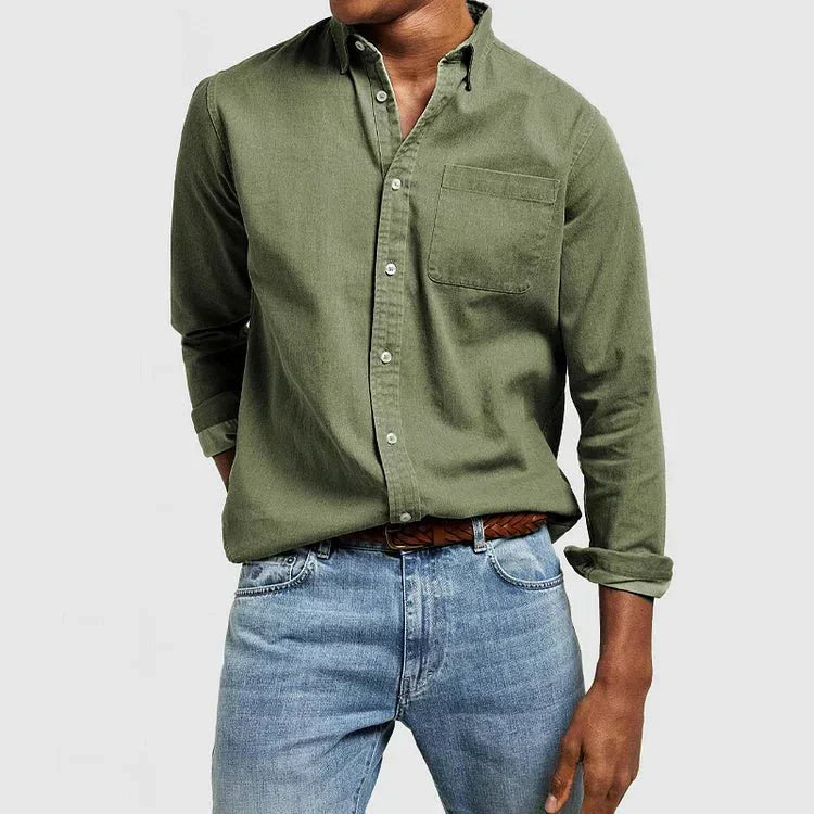Levoire | Chemise Classique Et Décontractée Pour Homme Avec Boutonnière