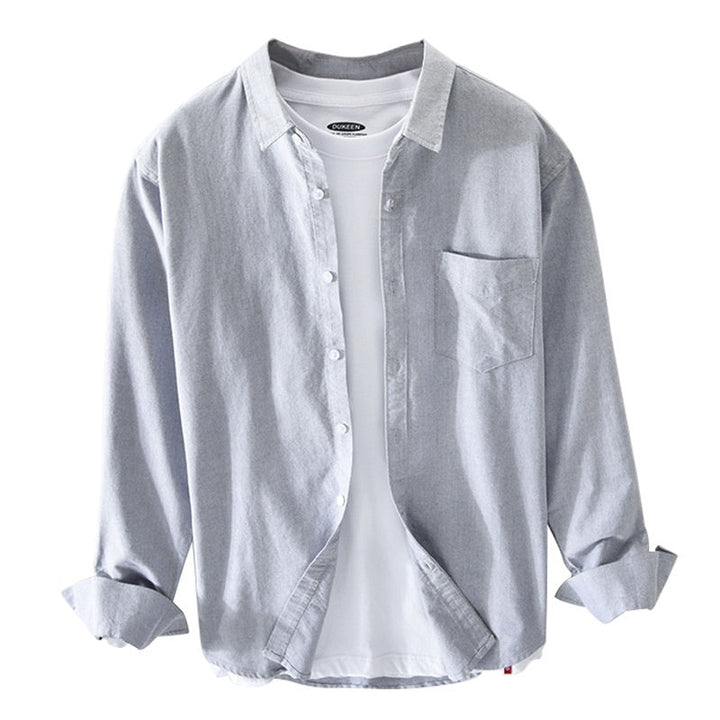 Levoire | Chemise Oxford Pour Hommes En Coton Respirant Classique, Polyvalente Et Confortable