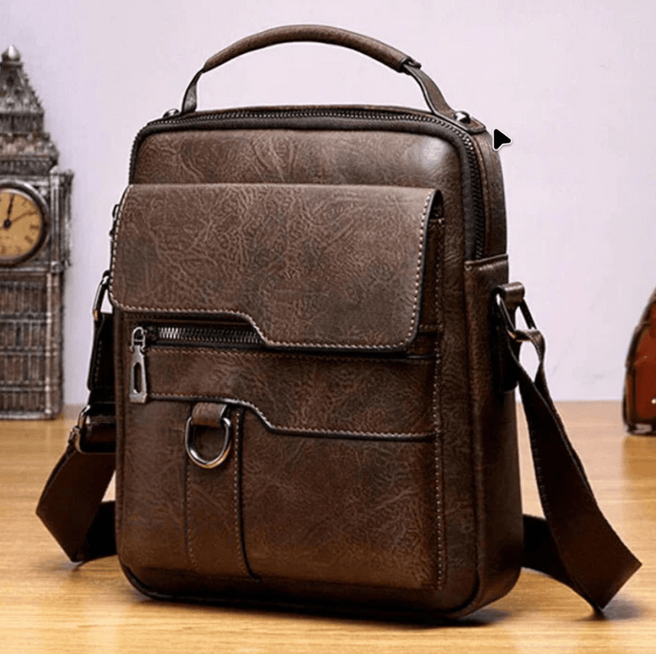 Levoire | Sac à Bandoulière Luxe en Cuir pour Femmes Élegant & Durable marron foncé